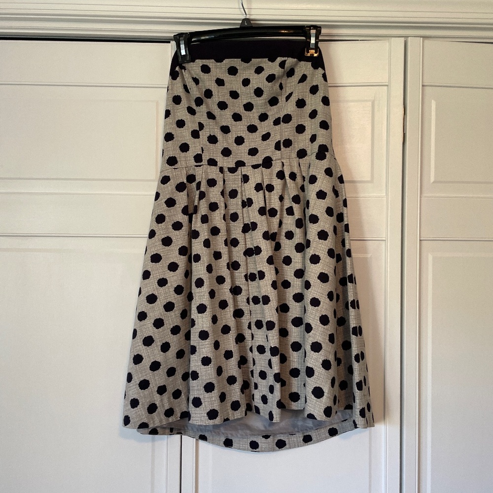 Limited Strapless Polka Doted Dress
